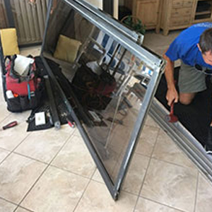 sliding glass door frame repair Panama City